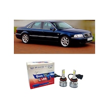 Audi A8 D2 Uzun Far Ampulü Hb3 Duo Yeni Seri Beyaz 1994-2002