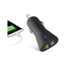 SBS 37331 TECR2USBQCH3 ARAÇ İÇİ 2.1 A 3.0 USB ÇIKIŞLI HIZLI ŞARJ ÖZELLİKLİ ARAÇ İÇİ ŞARJ CİHAZI