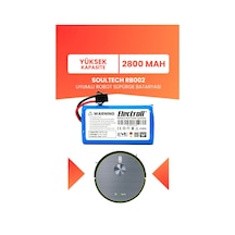 Soultech Rb002 Uyumlu Batarya Yüksek Kapasite 2800mah Pil Robot Süpürge Bataryası