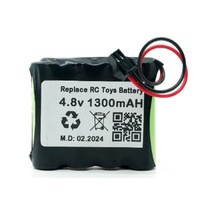 Tnl 4.8v 1300mah Siyah Soketli Ni-mh Oyuncak Araba Pili