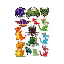 Ejderha Dragon Sticker Set-8 13 Parça Telefon, Tablet, Defter, Laptop Sticker