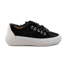 Bambi Siyah Kot Kadın Sneaker K01309000318 Siyah
