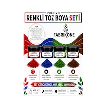 4'lü Set Premium Parafin Soya Wax Toz Mum Boyası Hobi Seti - 5 Cc Kırmızı, Mavi, Yeşil, Kahverengi Bkfab4kmykh5g Karışık