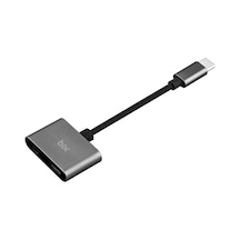 Bix Adp-07 Pro Type-C™ 3.5Mm Kulaklık Pd Şarj Çeviri Adaptörü
