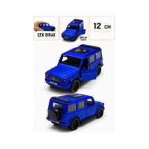 1:36 Ölçek Mercedes G63 Metal Model Araba - Mavi
