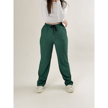 Cocopelli Yeşil Fitilli Kadın Baggy Pantolon Coc2693 Yeşil