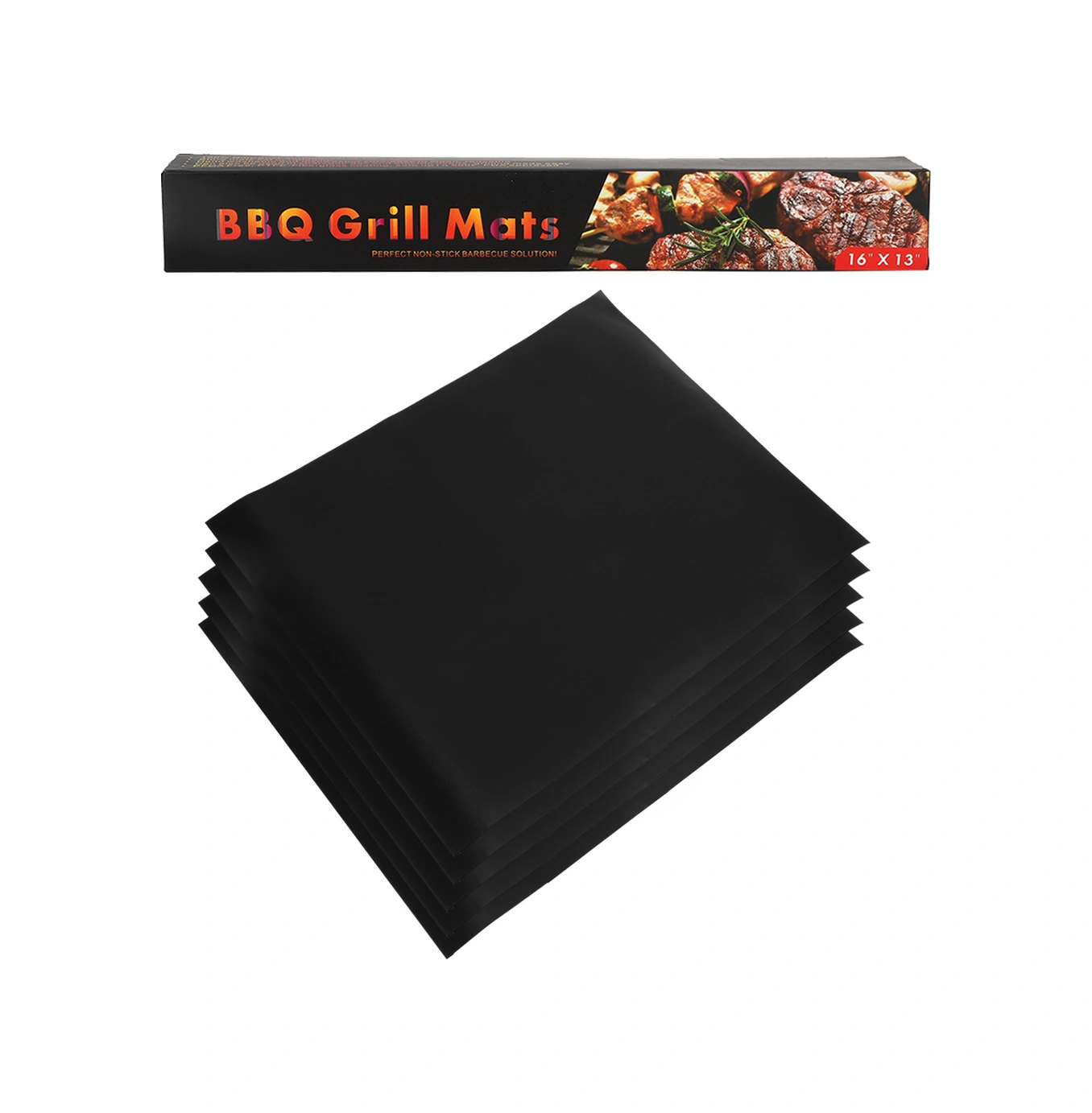 Vkemall 5 Adet 40x33cm Ptfe + Cam Fiber Barbekü Matı - Isıya Dayanıklı, Yeniden Kullanılabilir, Kolay Temizlenir - Gas, Kömür Ve Elektrikli Mangal Uyumlu Diğer