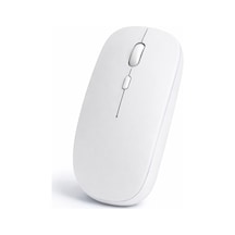 Minimal Tasarımlı Kablosuz Mouse Bluetooth Bağlantı Şarjlı Usb Dongle Destekli Hafif Ve Şık 1525