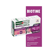Happymore Biotin Ve Çinko İçeren 30 Tablet Takviye Edici Gıda