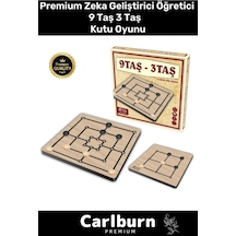 Premium Eğitici Zeka Geliştirici Öğretici Eğlence Aile Parti Yılbaşı Etkinlik 9 Taş 3 Taş Oyun