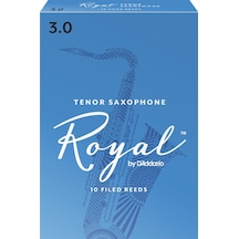 D'addario Rkb1030 Royal Tenor Saksafon Kamışı No: 3.0 Profesyonel/eğitim - 10'lu Paket Güçlü Hava Desteği Gerektiren Kararlı Ses Yapısı