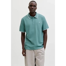 Jack & Jones Jjeaustin Erkek Polo Yaka Tişört Yeşil Jack & Jones Jjeaustin Erkek Polo Yaka Tişört Yeşil