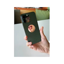 Yapışkanlı Cep Telefonu Plastik Ayna Yakın Gösteren Mini Makyaj Aynası Sticker 3,5 Cm