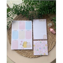 Sevimli Hayvanlar Notepad/memopad Not Defter Seti