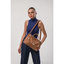 Ççs 18074 Kadın Çapraz Askılı Çanta Camel