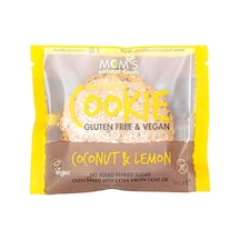 Moms Glutensiz Vegan Kurabiye 50 G Hindistan Cevizi-limon 8'li Avantaj Paketi - 8 Adet Tarı