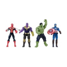 Avengers 4 Işıklı Hulk Spiderman Thanos ve Kaptan Amerika