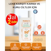 Walker's Vitamins Spf50+ Leke Karşıtı Çok Yüksek Korumalı Yüz Güneş Kremi -