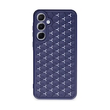 Samsung Galaxy A35 5g Kılıf Petek Silikon Kapak - Lacivert Çok Renkli