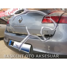 Renault Megane 3 Hb Formlu Krom Bagaj Alt Çıtası 2010 Üzeri
