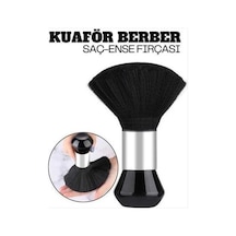 Ense Fırçası Lüks Berber Kıl Temizle Fırçası Yuvarlak Topuz Saplı Siyah - 934849897