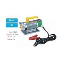 Alüminyum Gövde Paslanmaz Yakıt Mazot Aktarma Pompası 24V