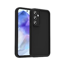 Samsung Galaxy Uyumlu A56 Kılıf Esnek Ve Kamera Korumalı Mummy Silikon Kapak Siyah