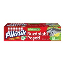 Piknik Buzdolabı Poşeti Büyük Boy 15'li