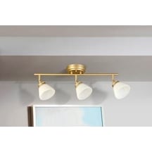 Rsylight Modern Eskitme Kaplama 180 Derece Hareketli Beyaz Opal Camlı Dekoratif Tavan Plofyoner Avize Eskitme