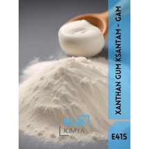 Blue Kimya Xanthan Gum E415 Ksantam Gam Stabilizör Ve Kıvam Arttırıcı 2500 G