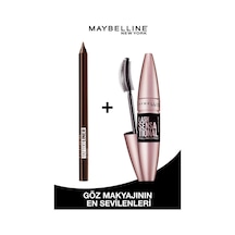 Lash Sensational Yelpaze Etkili Ekstra Siyah Maskara & Tattoo Liner Jel Göz Kalemi - 911 Kahverengi pktmyblngklshmsk-8956 Diğer