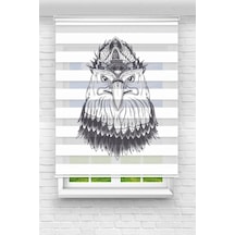 Perdeoutlet38 Baskılı Renkli Şahin Dijital Baskılı Zebra Perde-cocuk Odası-stor Perde Model:pz-2550 Çok Renkli