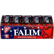 Falım Çilek Aromalı Şekersiz Sakız 20 x 7 G