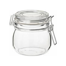 Ikea Korken Gıda Kavanozu 500 Ml 10,5 X 11 Cm Şeffaf