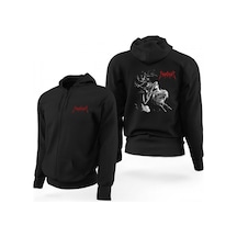 Emperor Wrath Of The Tyrant 2 Siyah Fermuarlı Limited Edition Kapşonlu Sweat Siyah