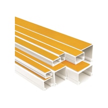Mutlusan 20X10 Kablo Kanalı Yapışkanlı (5 Boy 10 Metre)