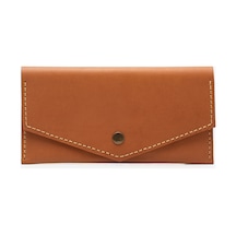 Elegance Leather Hakiki Deri Kadın Cüzdan Camel - 631884675 Camel