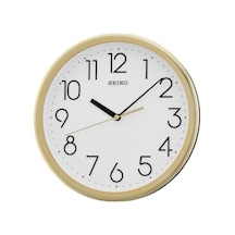Seiko Qxa582g Gold Renkli Plastik Kasa Quartz Mekanizmalı Duvar Saati Çok Renkli