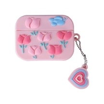 Airpods Uyumlu Pro 2 Zore Tpu Kabartma Figürlü İpli Airbag 37 Silikon Kılıf No59