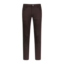 Hatemoğlu Kahverengi Slim Fit Pamuklu 5 Cep Kanvas Pantolon 2963545 Kahverengi
