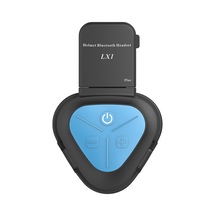 Lx1 Motosiklet Yarım Kask Su Geçirmez Kablosuz 5.3 Bluetooth Kulaklık, Sürüm: İngilizce Standart Mavi