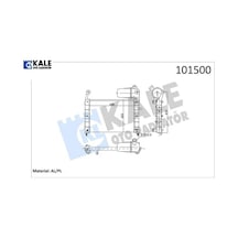 Radyatör Tmpr-tıpo Mek Klimasız 496x322x23 2 Sıra Al Pl Sistem Kale Radyatör 7732873/ 7632018/ 46425435
