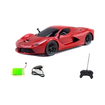 1:14 Ölçek Uzaktan Kumandalı La Ferrari Kırmızı Şarjlı Işıklı