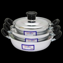3lü Alüminyum Omlet Set No-18-20-22 Go53/01749 Çok Renkli
