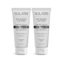 Solaris Kil Maskesi Yağlı ve Lekeli Ciltler İçin 2 x 100 ML