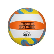 Sunman No 5 Voleybol Topu Mavi Turuncu Mavi - Turuncu