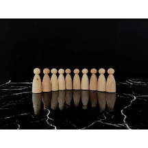 Kılıc Ahşap 10lu Peg Bebek- Ahşap Peg Bebek- Peg Bebek