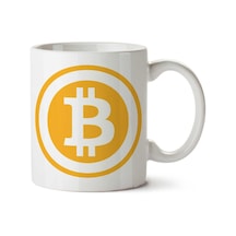Bitcoin 2 Kupa Bardak Çok Renkli