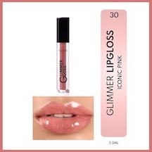 Cosmetics Glimmer Gloss Işıltılı Nemlendirici Dudak Parlatıcısı - 30 Pink 3 Paketi 0