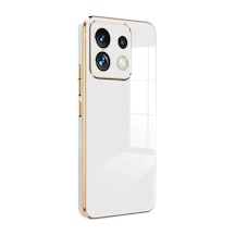 Newface - 864 - Xiaomi Redmi Note 13 5g Kılıf Volet Silikon - Edntrend - - Beyaz